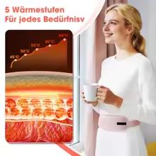 Frau genießt Kaffee schmerzfrei dank WÄRMA™